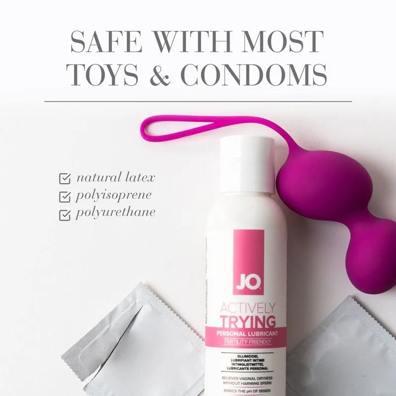 System JO Actively Trying Lubricant