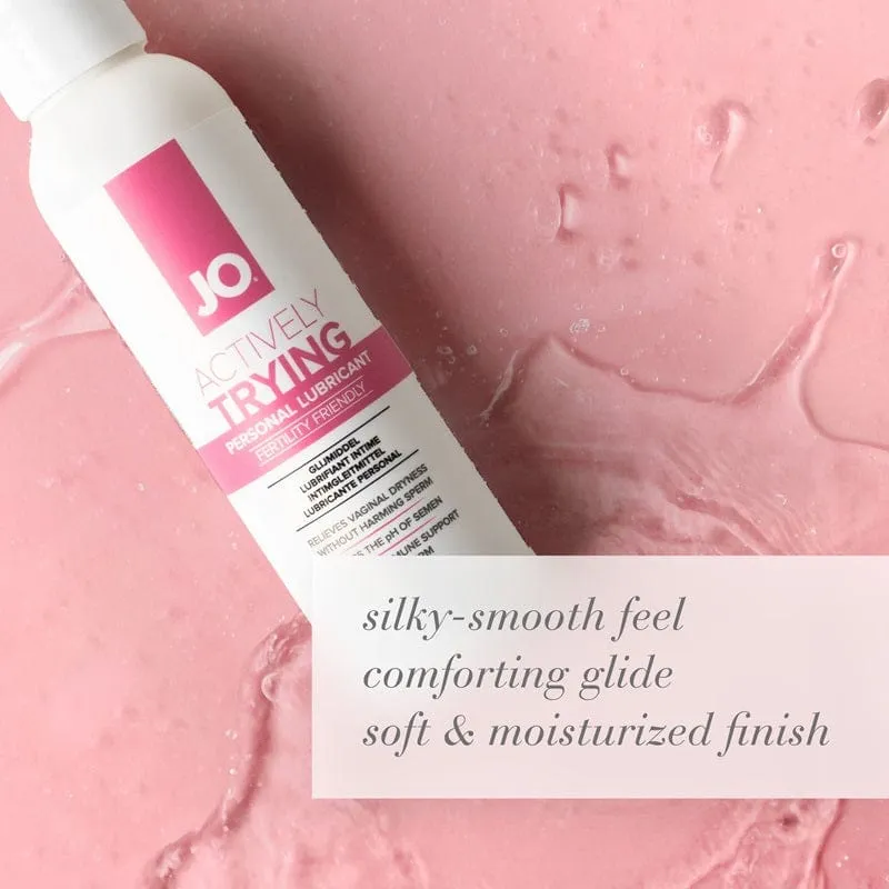 System JO Actively Trying Lubricant