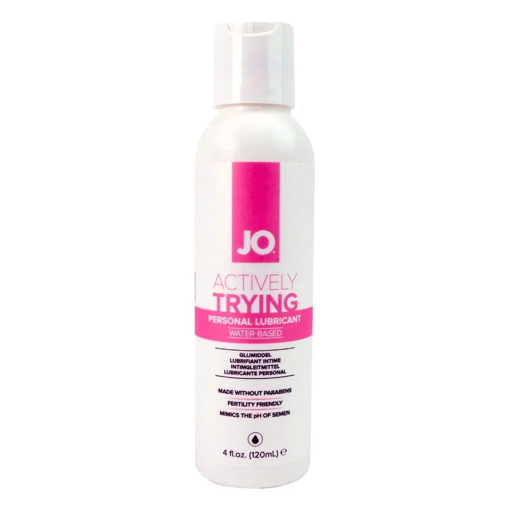 System JO Actively Trying Lubricant