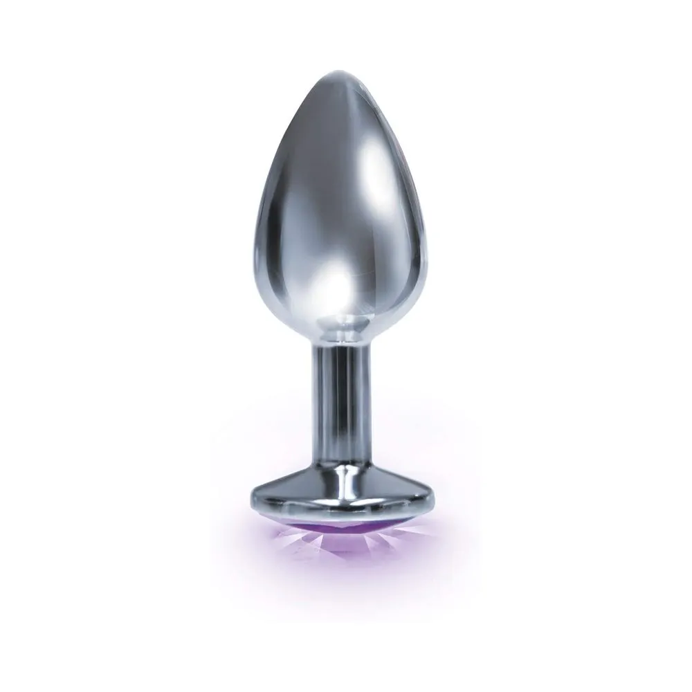 The 9's. The Silver Starter. Bejeweled Stainless Steel Plug