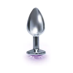 The 9's. The Silver Starter. Bejeweled Stainless Steel Plug