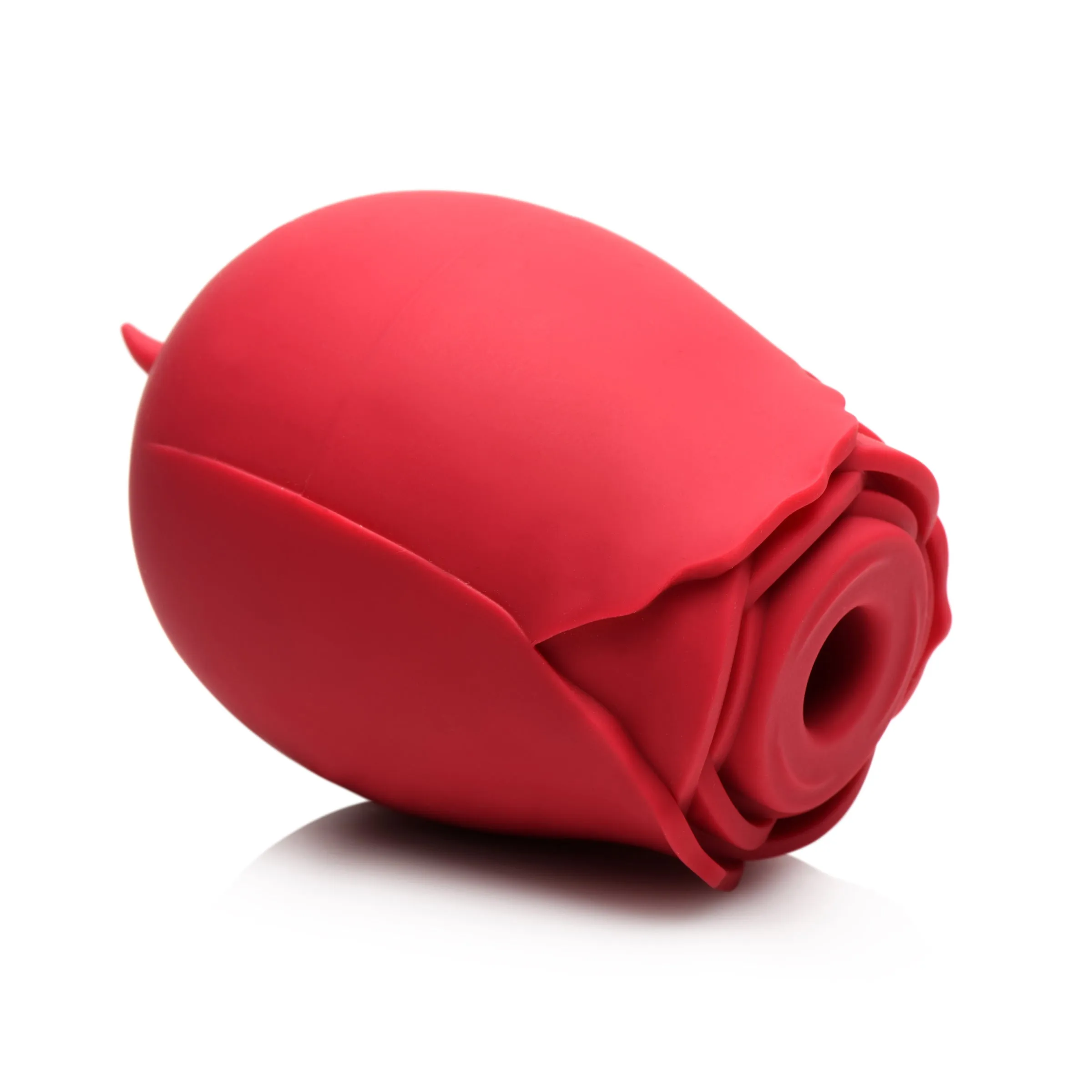 The Double Tease Rose Sucking And Licking Silicone Stimulator